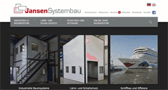 Desktop Screenshot of jansensystembau.com